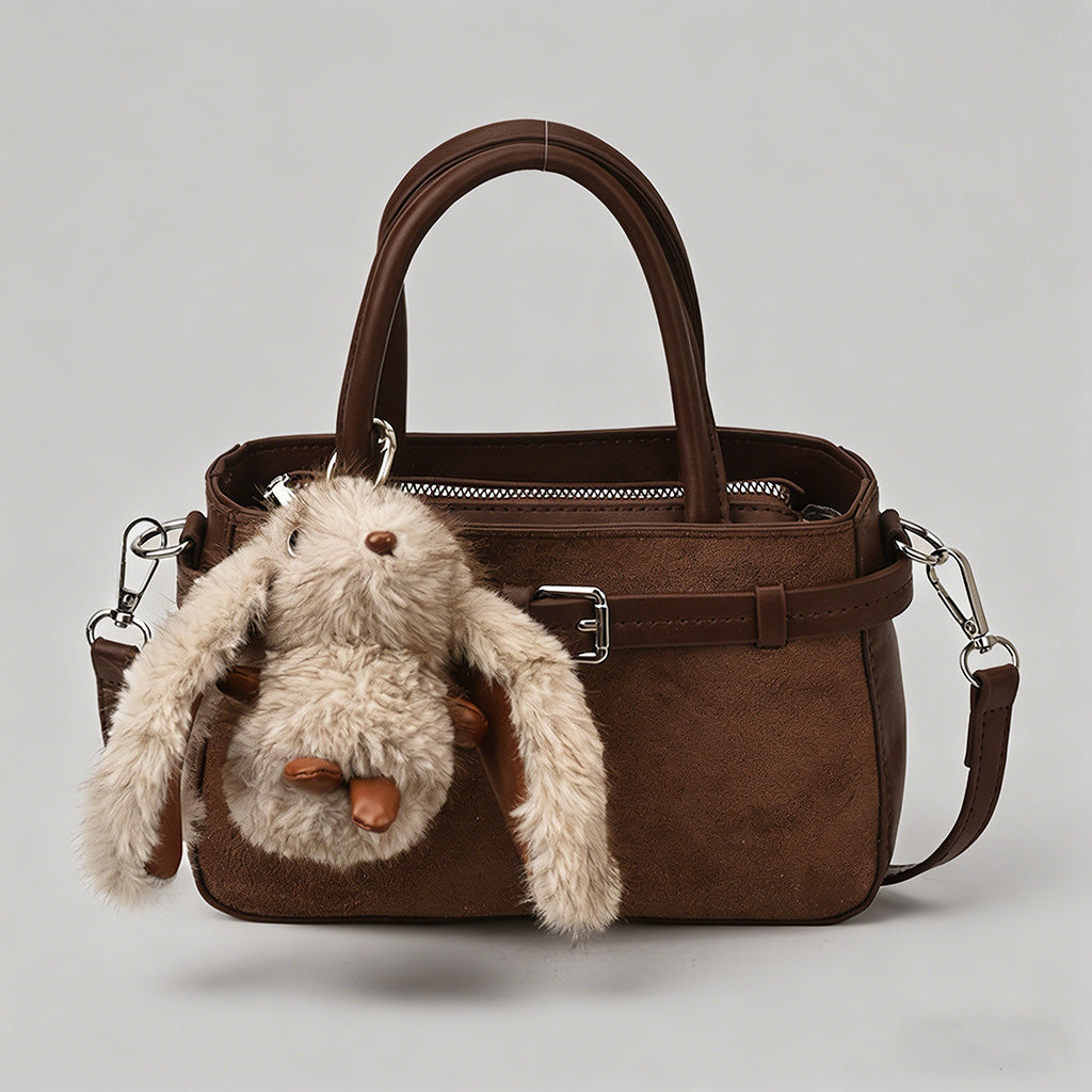 Cute Bunny Charm Handle Bag - Shopdayla Wholesale - #5698
