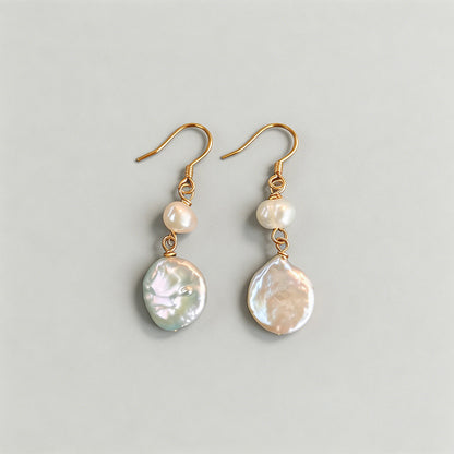 Vintage Baroque Pearl Drop Ear - Shopdayla Wholesale - #2386