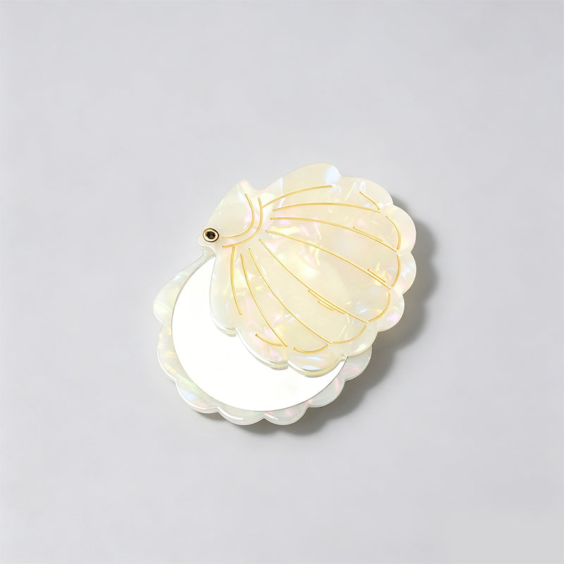 Vintage Seashell Acetate Compa - Shopdayla Wholesale - #8082