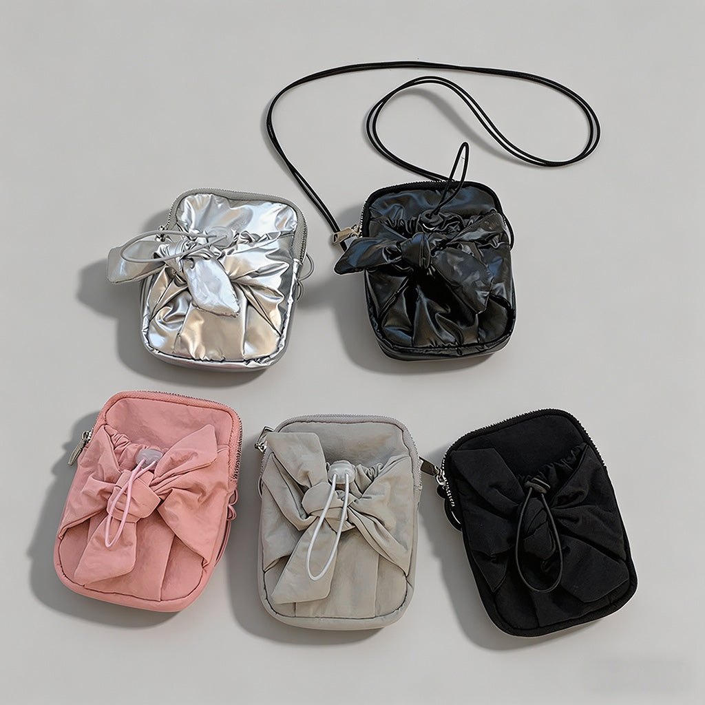 Cute Bow Decor Crossbody Bag - Shopdayla Wholesale - #1730