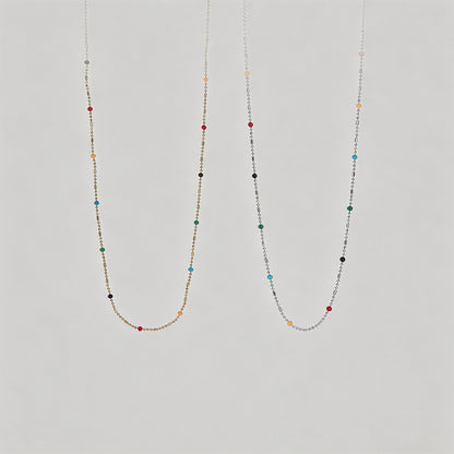 Multicolor Enamel Bead Sparkle - Shopdayla Wholesale - #3842