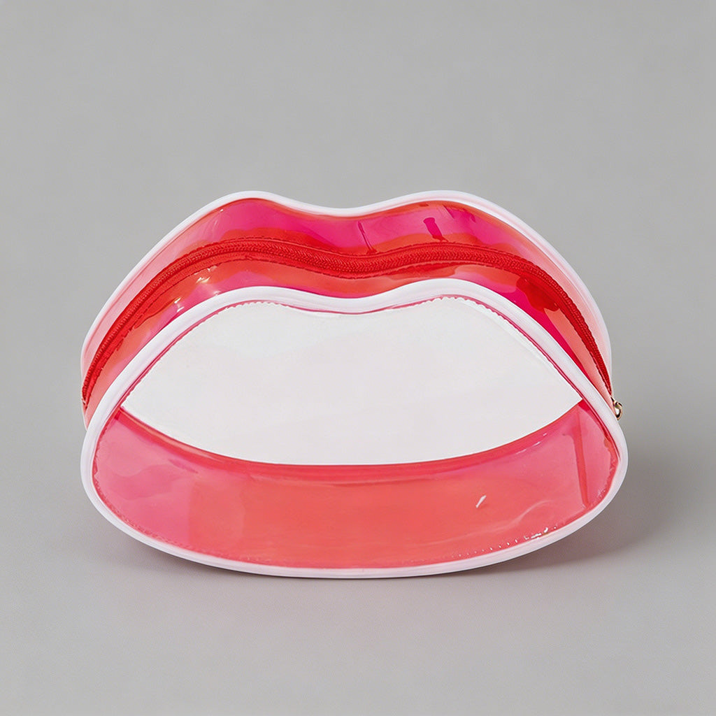 Red Lips Shaped Clear Makeup B - Shopdayla Wholesale - #1202