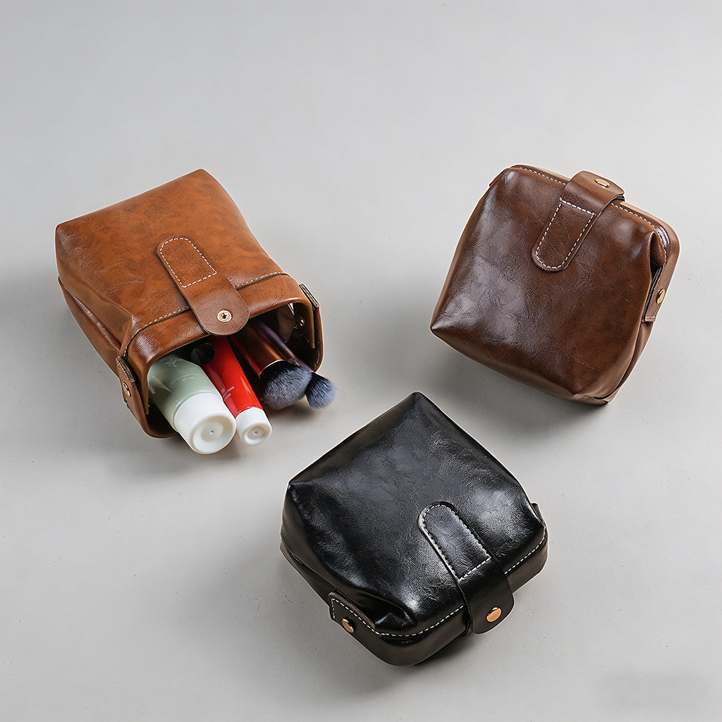 Vintage Small PU Leather Handh - Shopdayla Wholesale - #7954