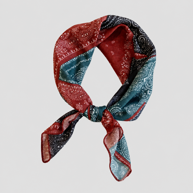 Boho Geometric Square Scarf - Shopdayla Wholesale - #0306