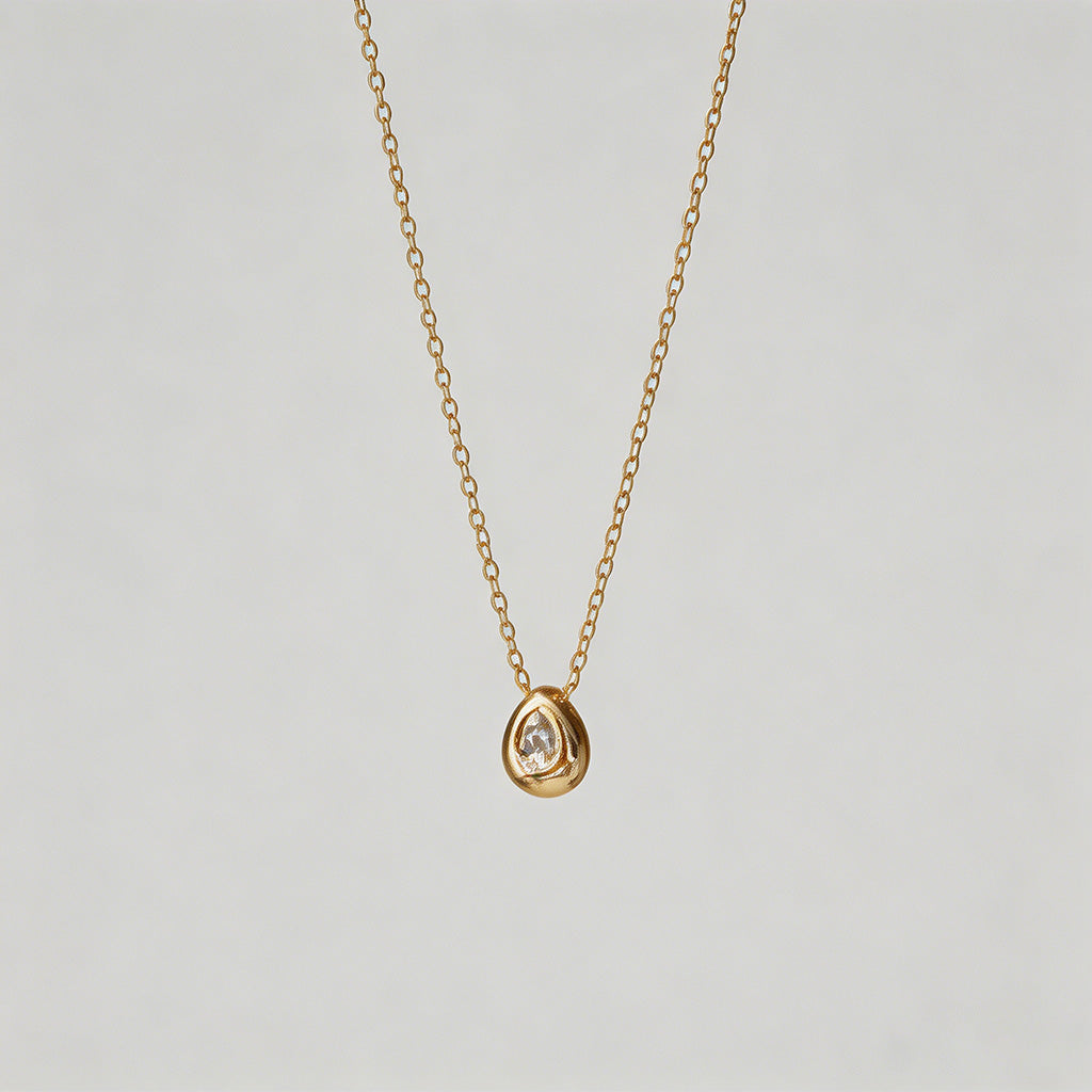 Teardrop Pendant Necklace - Shopdayla Wholesale - #0402