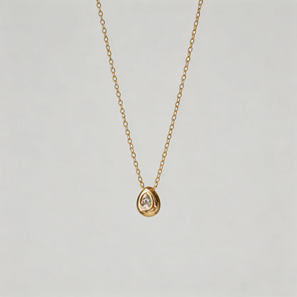 Teardrop Pendant Necklace - Shopdayla Wholesale - #0402