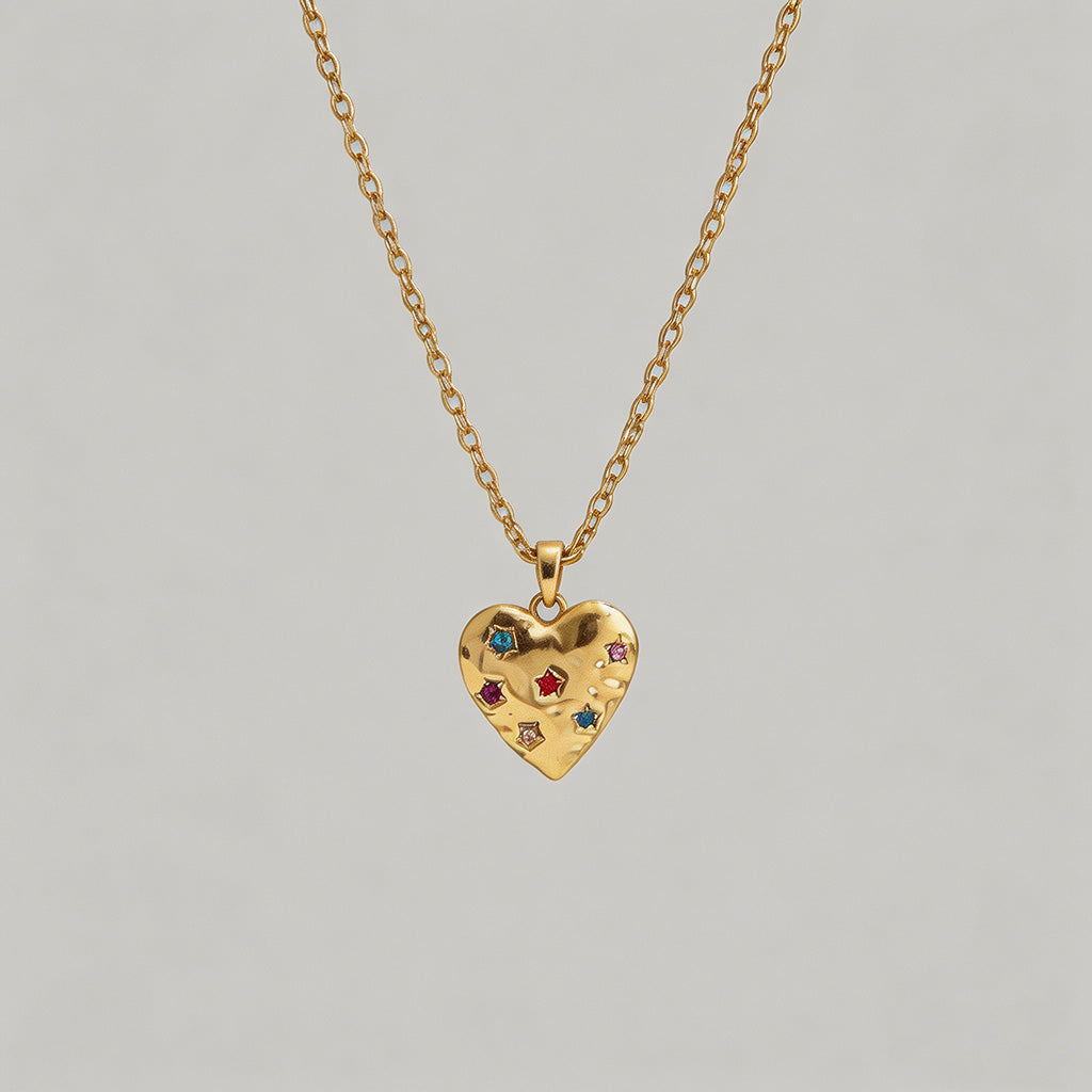 Heart Pendant Necklace - Shopdayla Wholesale - #9490