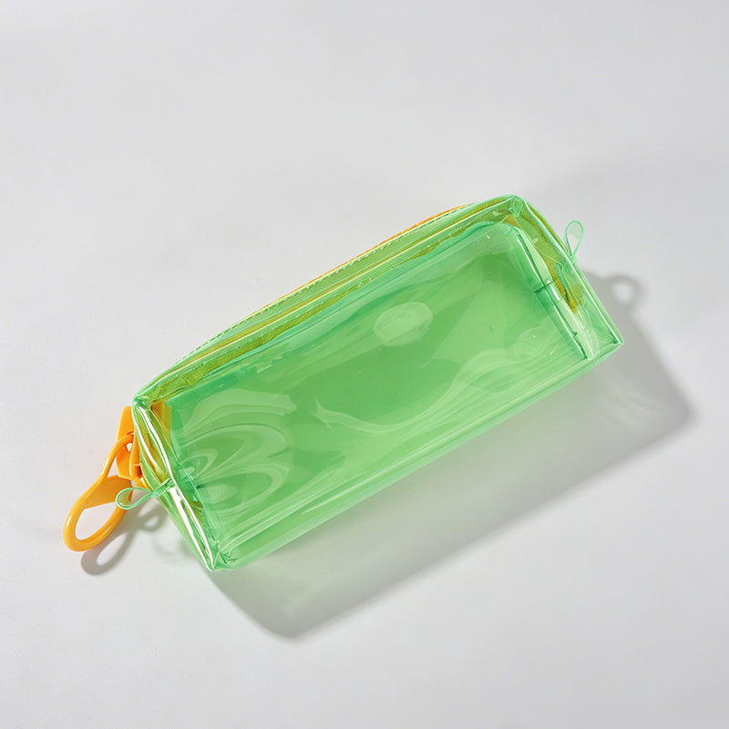 Simple Color‑Block Pencil Case - Shopdayla Wholesale - #1330