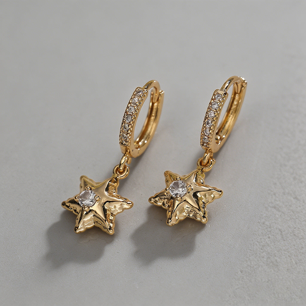 Gold Huggie Hoop Earring - Shopdayla Wholesale - #3442
