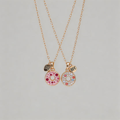 Sparkle Donut BFF Friendship N - Shopdayla Wholesale - #0482