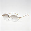Gold Frame / Gradient Mirror Lens / One Size