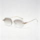 Gold Frame / Gradient Mirror Lens / One Size