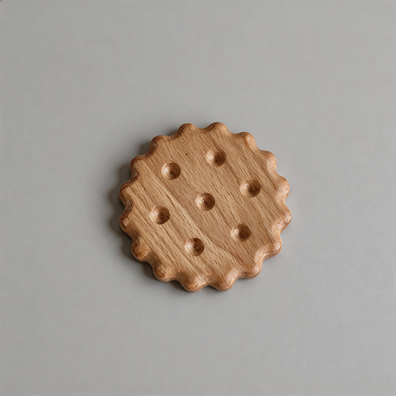 Creative Solid Wood Biscuit‑Sh - Shopdayla Wholesale - #4578
