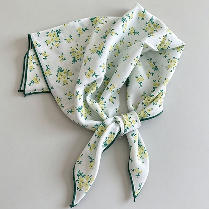 Wave Dots Print Handkerchief