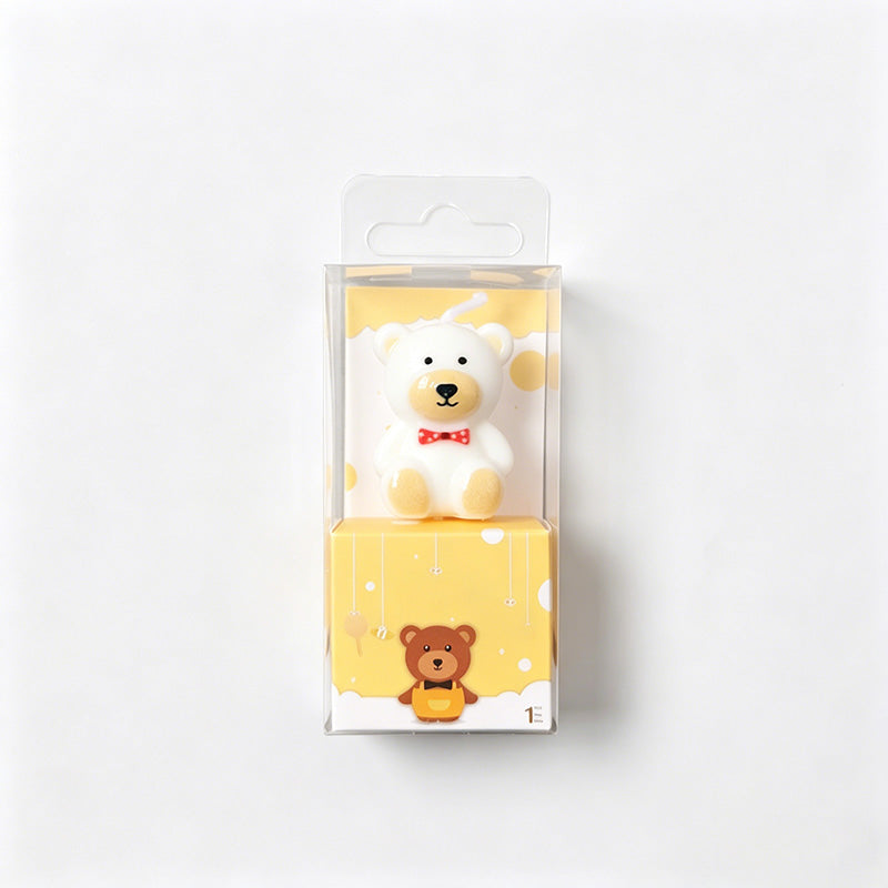 Cute Bear Shaped Birthday Cand - Shopdayla Wholesale - #4578
