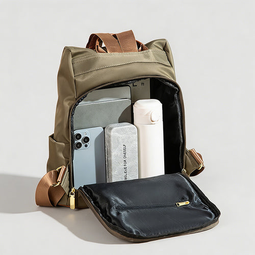 Anti-Theft Nylon Backpack - Shopdayla Wholesale - #5986