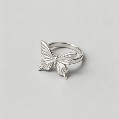 Silver Open Adjustable Ring - Shopdayla Wholesale - #6418