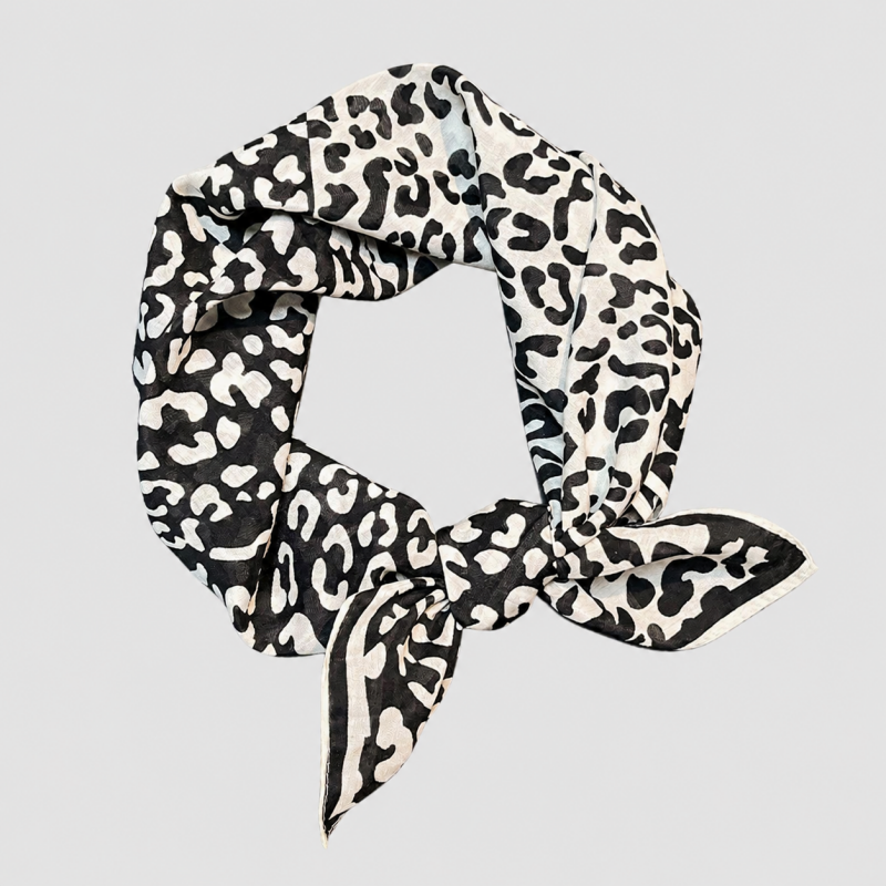Vintage Leopard Print Square S - Shopdayla Wholesale - #7698