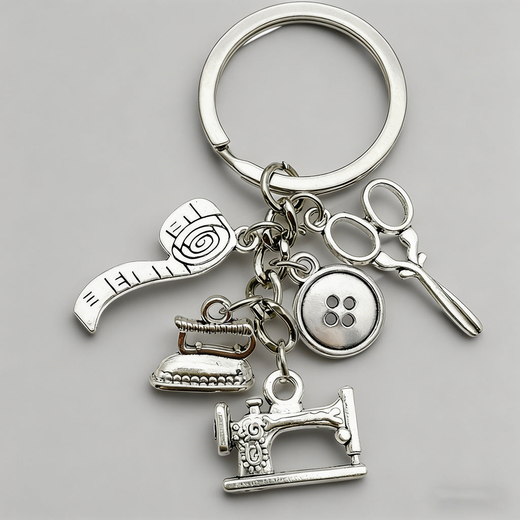 Sewing Themed Charm Keychain - Shopdayla Wholesale - #1122