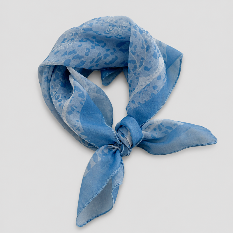 Simple Polka‑Dots Square Scarf - Shopdayla Wholesale - #7090