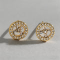 Dainty Floral & Celestial Stud - Shopdayla Wholesale - #6962