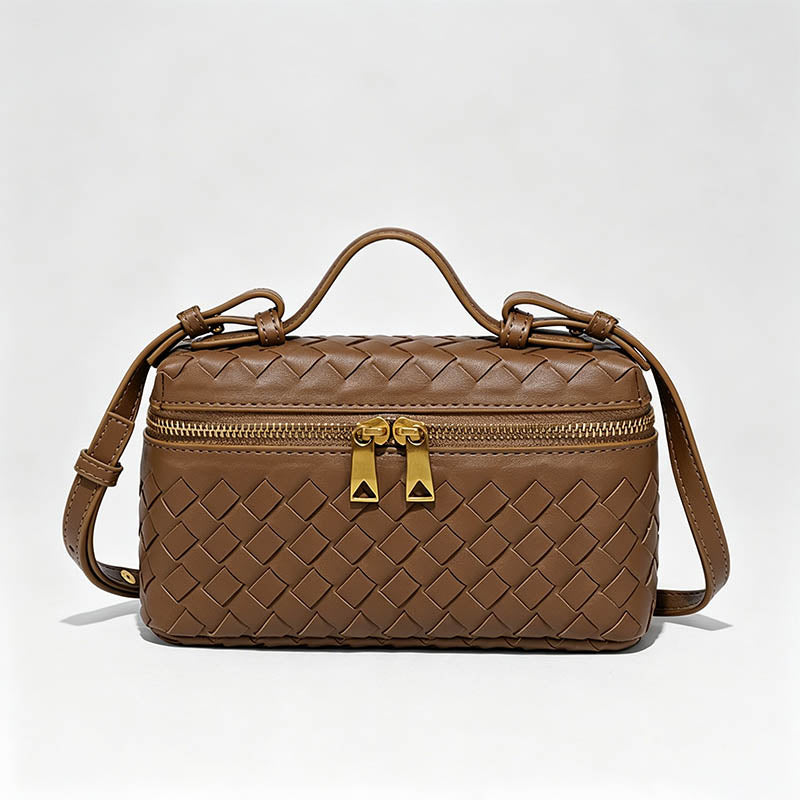 Hand‑Woven Box‑Style Crossbody - Shopdayla Wholesale - #5922