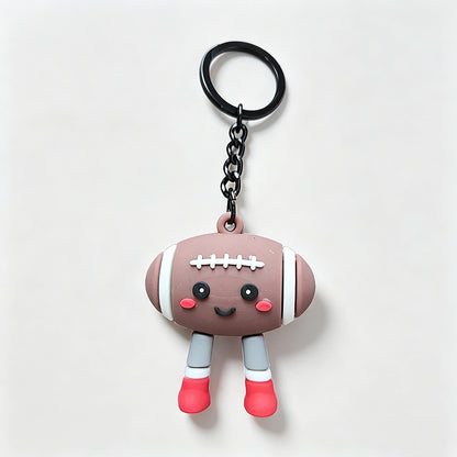 Sports Ball Cartoon Keychains - Shopdayla Wholesale - #4434