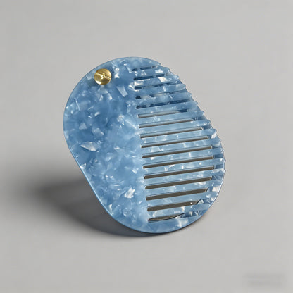 Acetate Oval Hair Comb - Shopdayla Wholesale - #5010