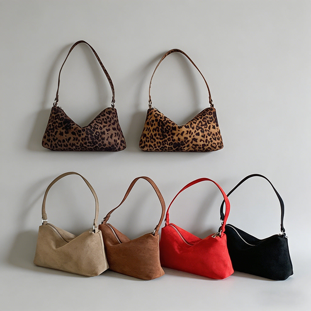 Vintage Suede Shoulder Bag - Shopdayla Wholesale - #5282