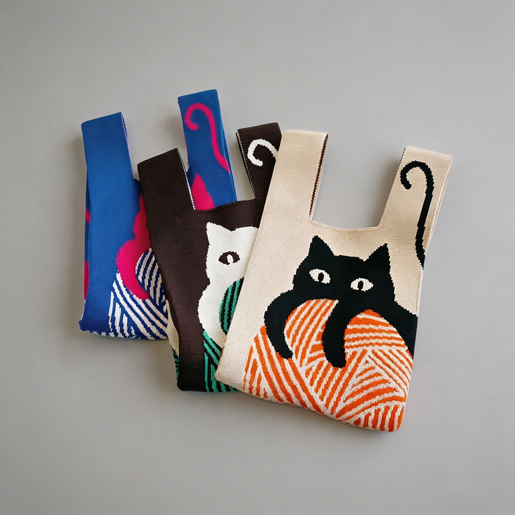 Cute Knit Tote Bag - Shopdayla Wholesale - #5234