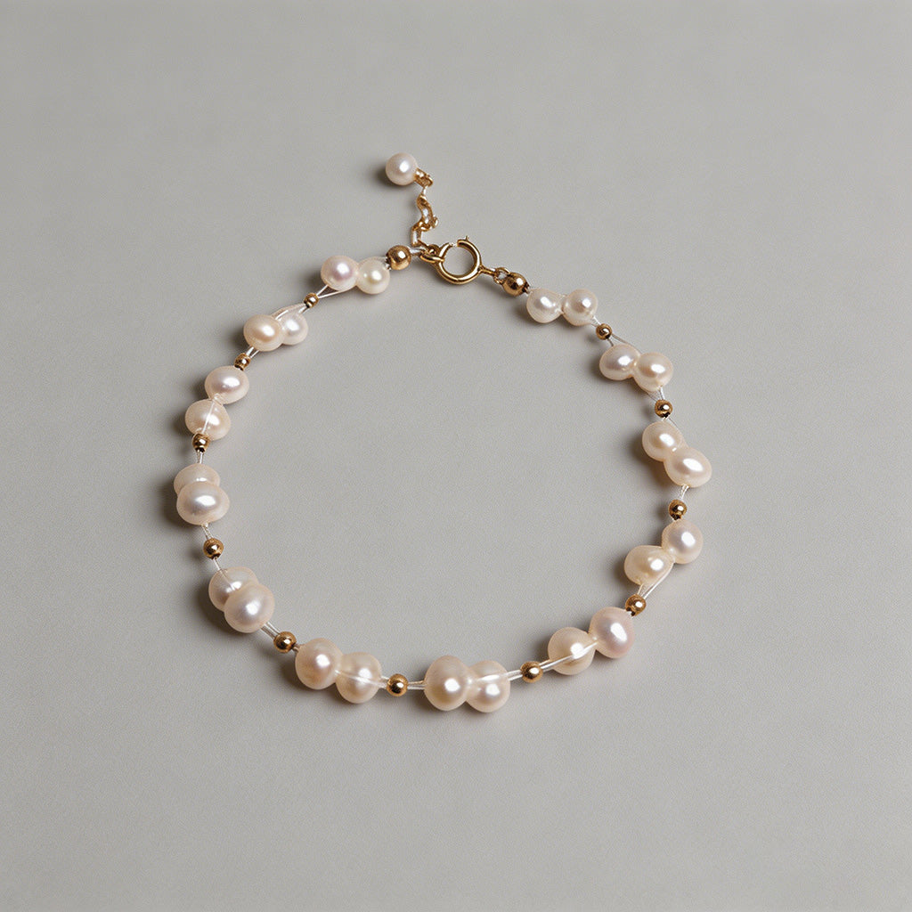 Dainty Freshwater Pearl Beaded - Shopdayla Wholesale - #7954