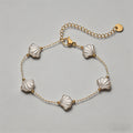 Mother-of-Pearl Dainty Gold Br - Shopdayla Wholesale - #4914