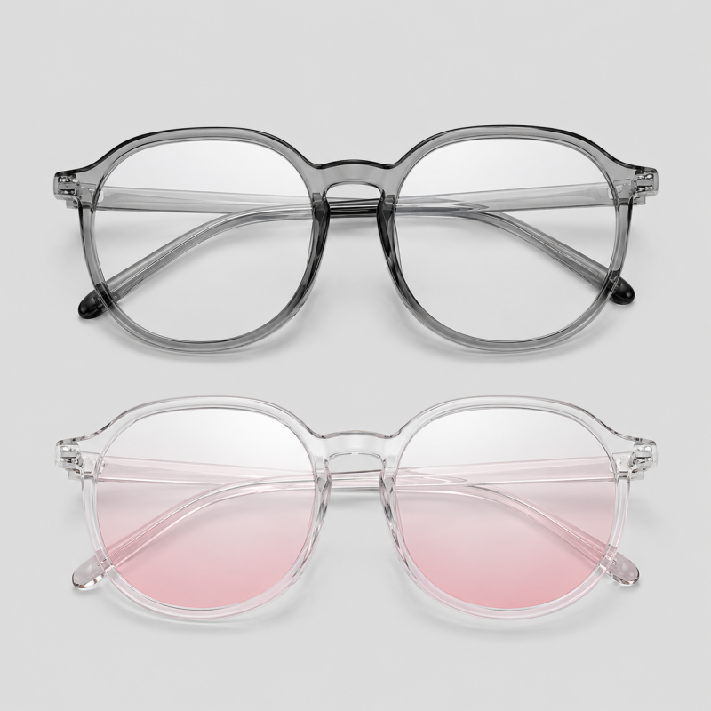 Retro Round TR Frame Eyeglasse - Shopdayla Wholesale - #2962