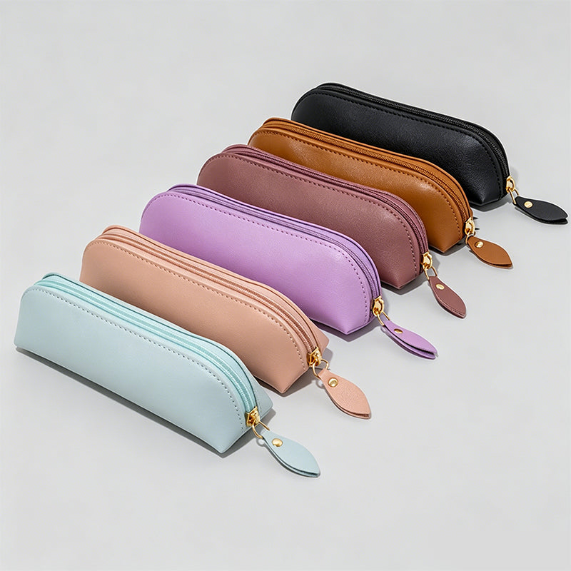 Retro Leather Pencil Case - Shopdayla Wholesale - #8802
