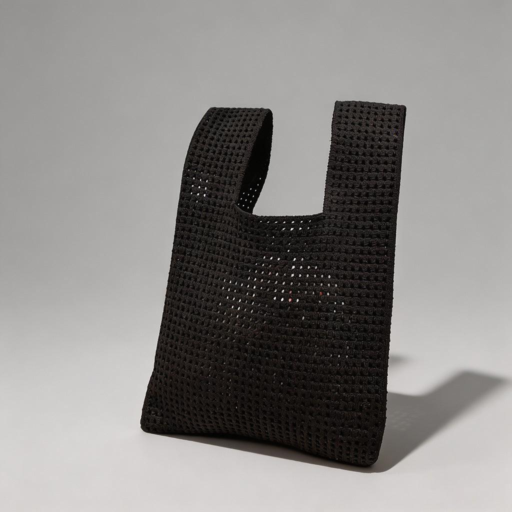 Hollow Out Knit Tote Bag - Shopdayla Wholesale - #3138