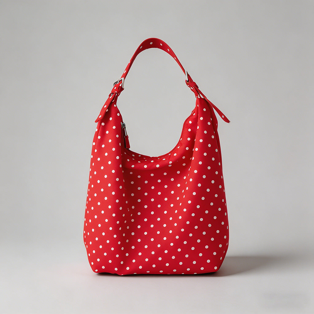Polka Dot Hobo Shoulder Bag - Shopdayla Wholesale - #4930