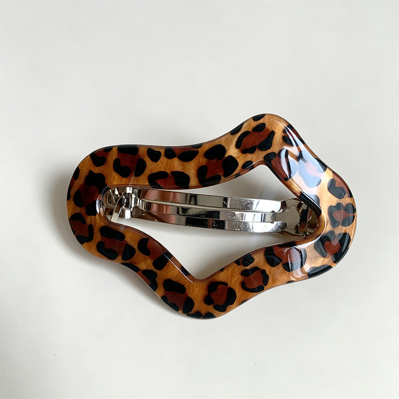 Classic Leopard‑Print Hair Acc - Shopdayla Wholesale - #5970