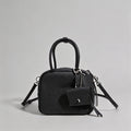 Boston-Style Mini Leather Bag - Shopdayla Wholesale - #9074