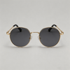 Gold Frame Gray Lens / One Size