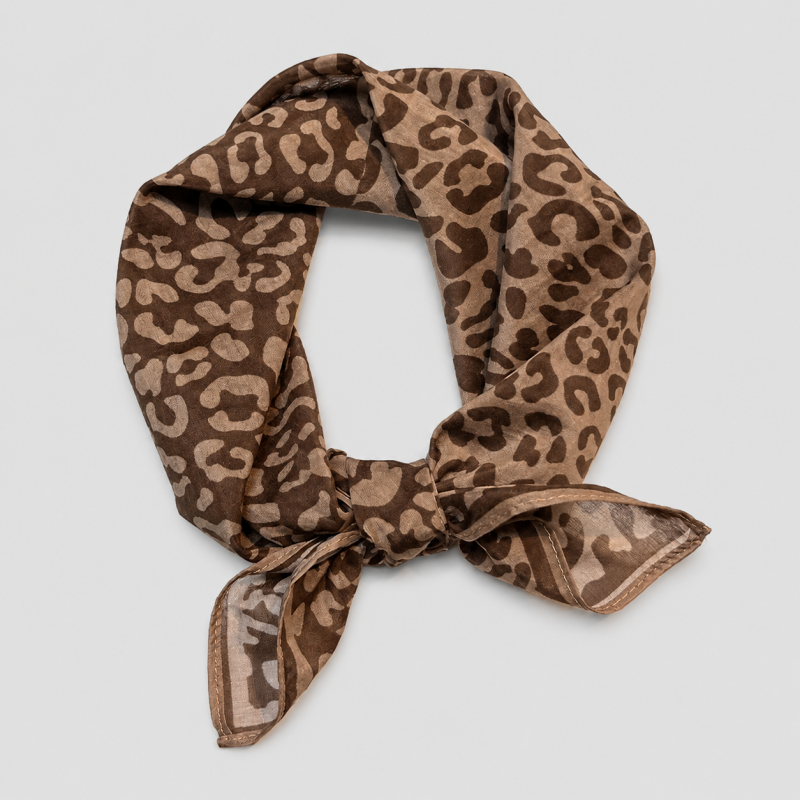 Vintage Leopard Print Square S - Shopdayla Wholesale - #6178