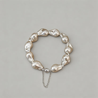 Luxe Baroque Pearl Magnetic Cl - Shopdayla Wholesale - #0546