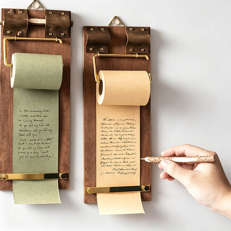 Vintage Long Roll‑Style Notebo - Shopdayla Wholesale - #8546