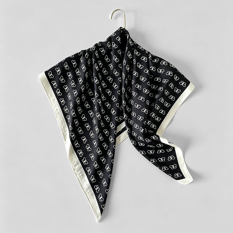 Animal‑Stripe Print Large Squa - Shopdayla Wholesale - #8258