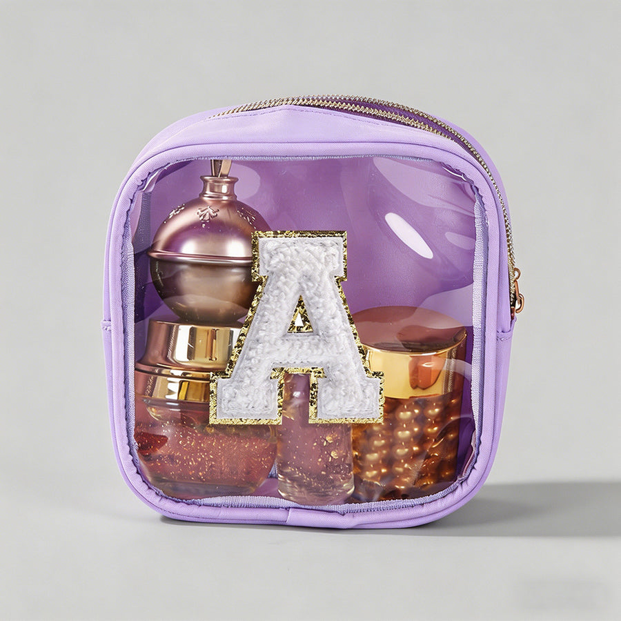 Square Clear Initial Travel Ca - Shopdayla Wholesale - #2242