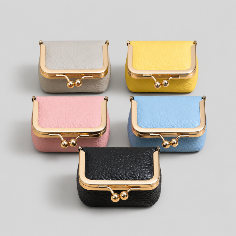 Everyday Mini PU Leather Kiss- - Shopdayla Wholesale - #2370