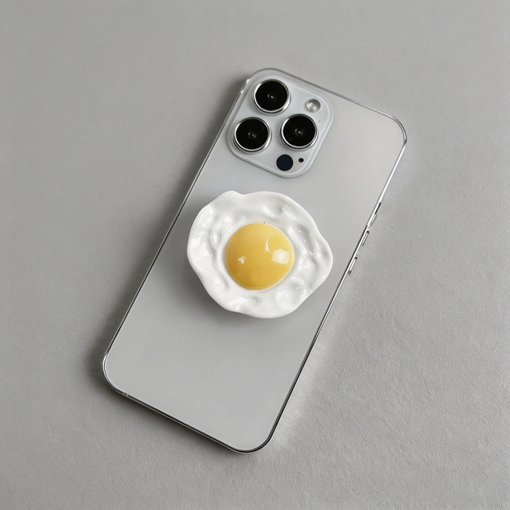 3D Fried Egg Phone Grip - Shopdayla Wholesale - #9986