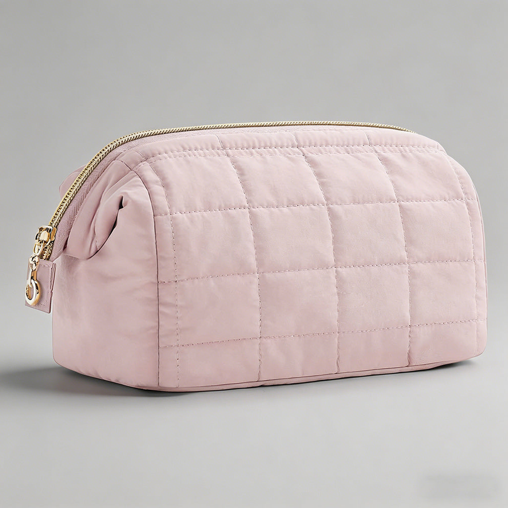 Quilted Makeup Pouch - Shopdayla Wholesale - #4546
