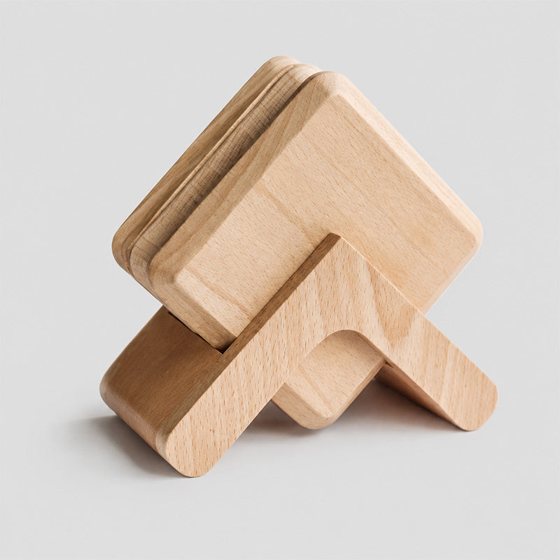 Square Wooden Coaster - Shopdayla Wholesale - #1586