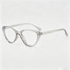 Translucent Gray Frame / Clear Lens / One Size