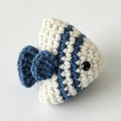 Crochet Fish Brooch